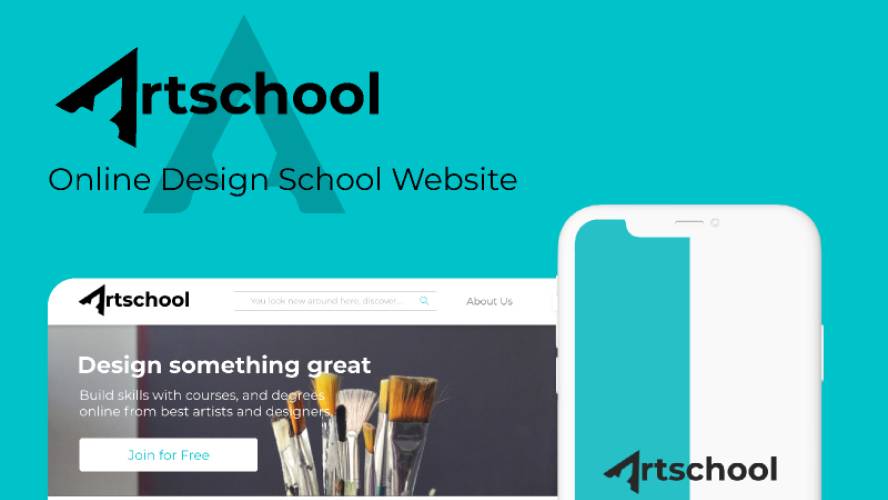 Artscool (Online Design School Website)