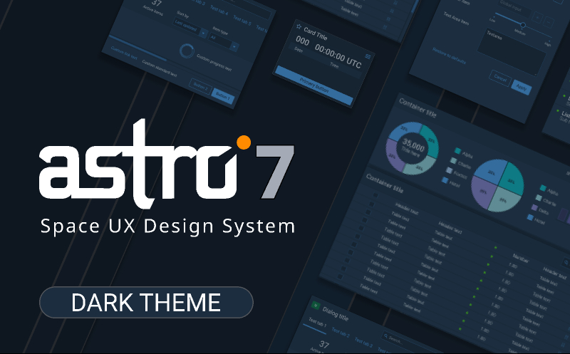 Astro 7 UXDS - Dark Theme Design System