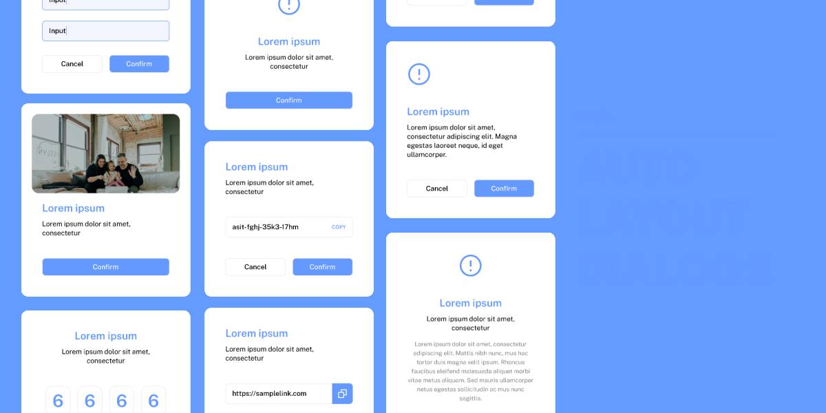 Auto Layout Dialogs Figma Ui Kit