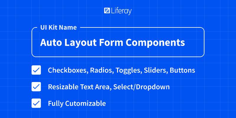 Auto Layout Form Components Figma Template