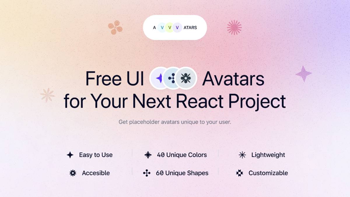 Avvvatars.com - Open Source React UI Avatar Library