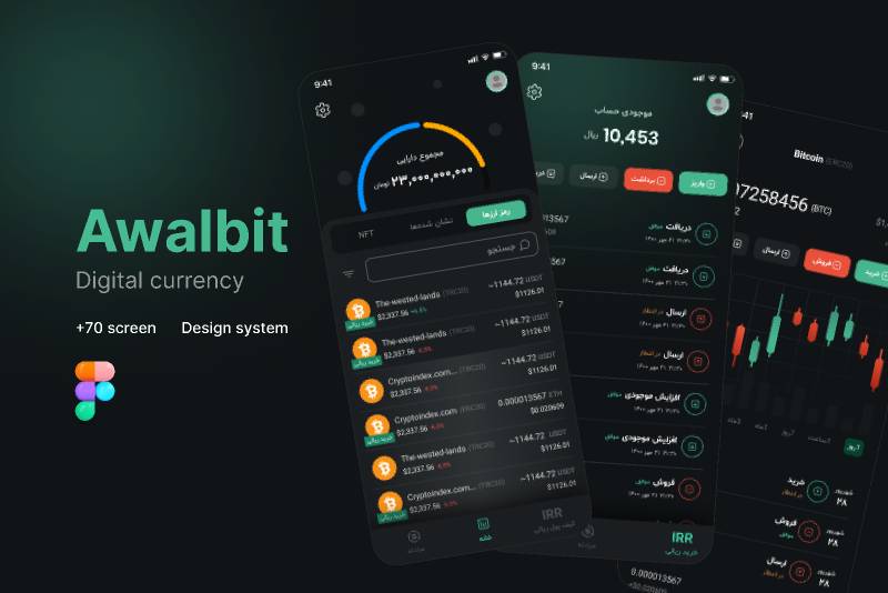 Awalbit Trading App Figma Mobile Template