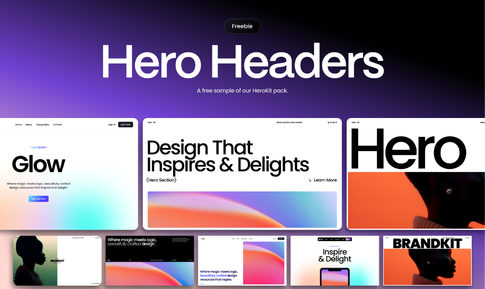 BrandKit—Hero Headers