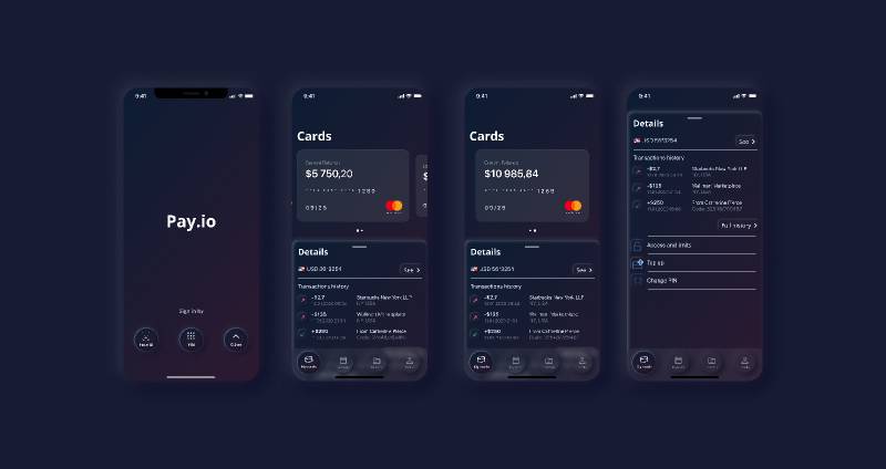 Bank App - UI - Neumorphism Figma Template