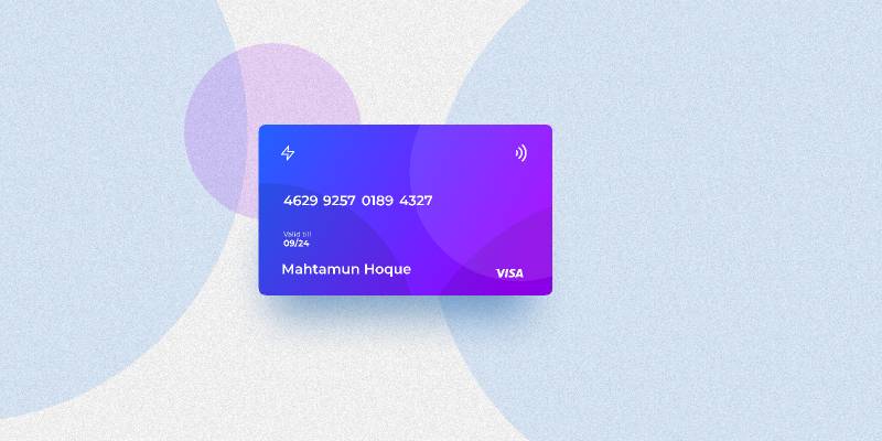 Bank Card Design Figma Template