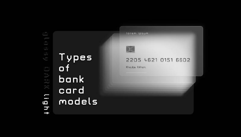Bank card figma ui kit template