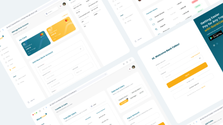 Bank Management Dashboard Figma Free Template