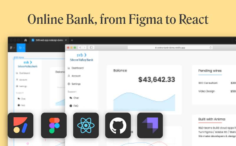 Bank web app - with live components figma ui kit