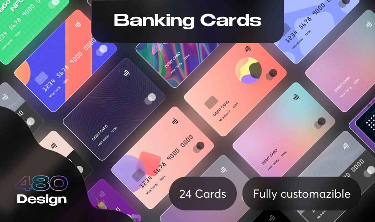 Banking Cards Design Figma Template