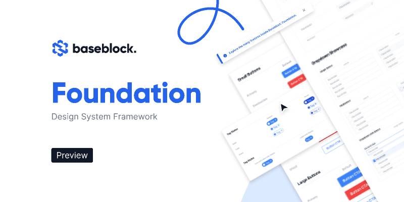 Baseblock Foundation framework figma template