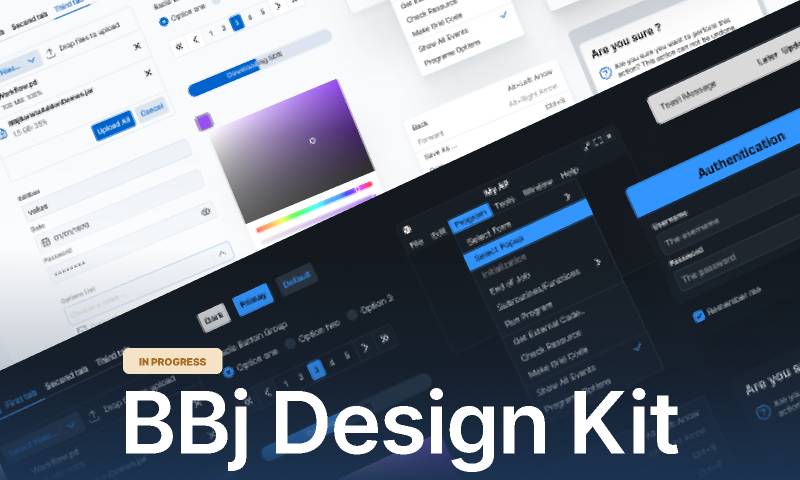 BBj Design Kit Figma Template