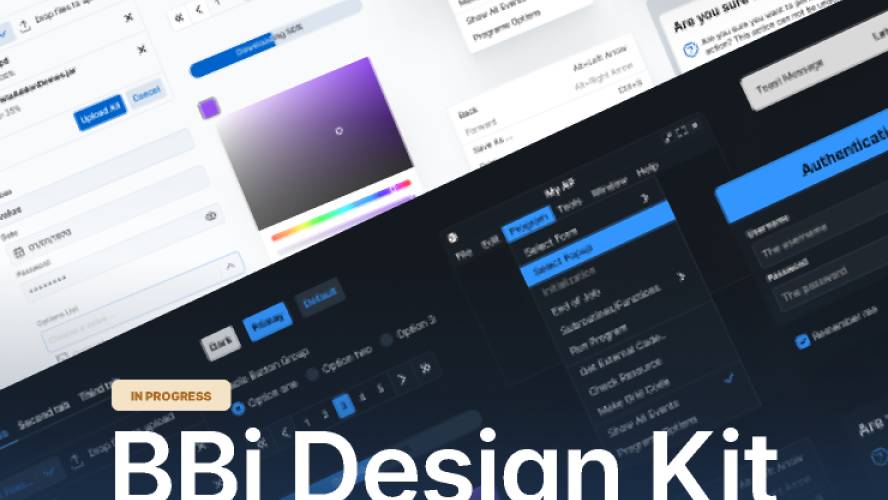 BBj Design Kit Figma Template