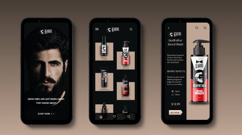 Beardo App Concept Figma Template