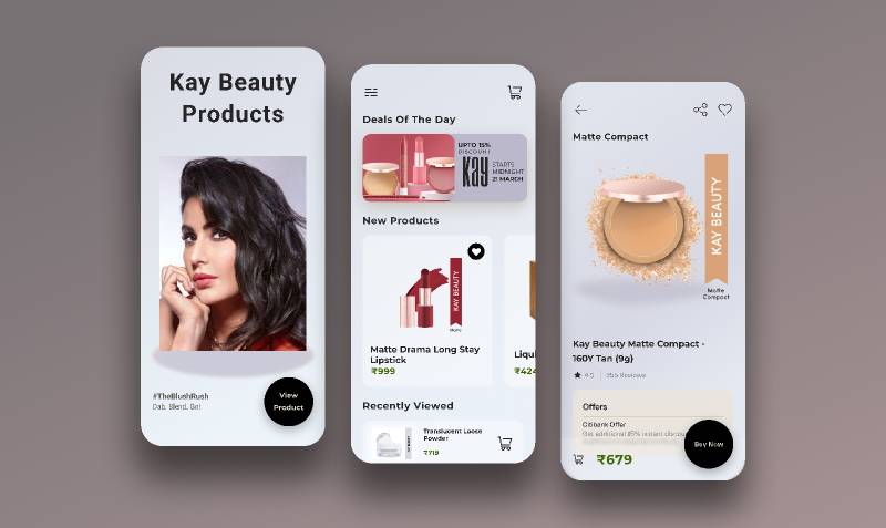 Beauty Figma Mobile App UI