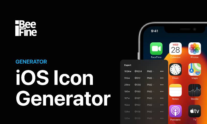 BeeFine | Figma iOS icon