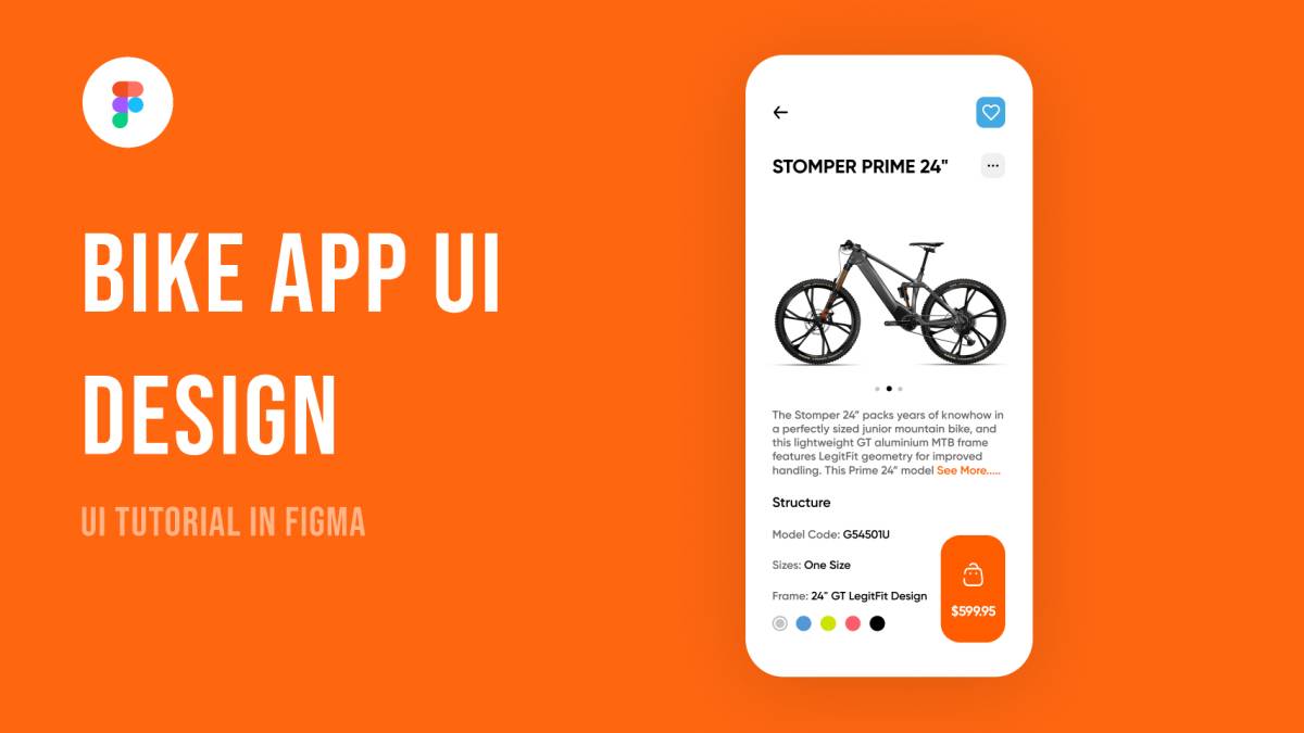 Bike App Figma Mobile Template