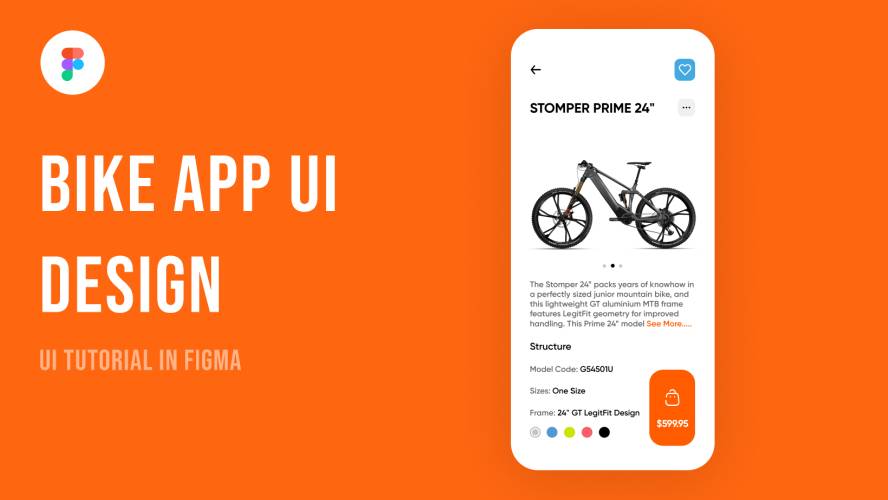 Bike App Figma Mobile Template