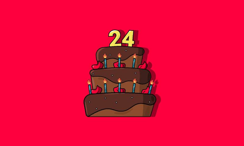 Birthday Cake Illustration by figma