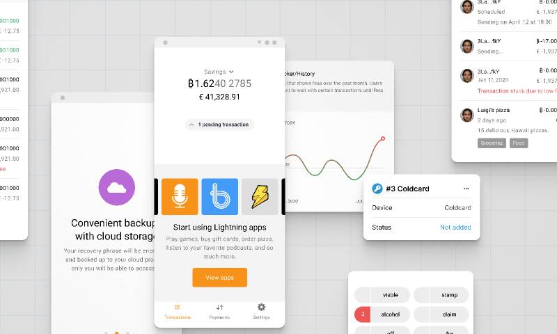 Bitcoin Wallet Figma UI Kit - Android