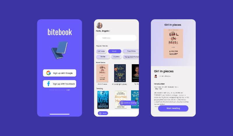 Bitebook Book Store Mobile App