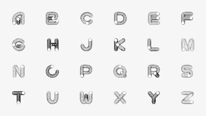 Blending Vector Art - Alphabet figma template