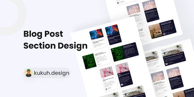 Blog Post Design Free Figma Ui Kit