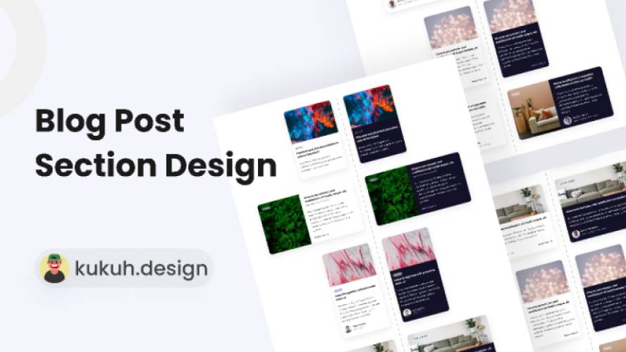 Blog Post Design Free Figma Ui Kit