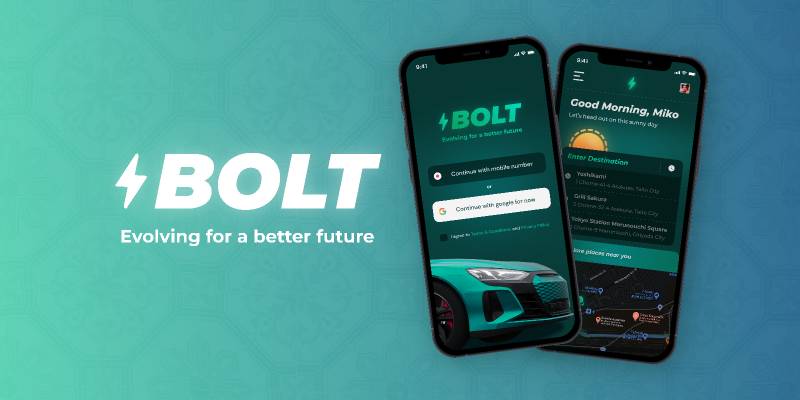 Bolt Evolving for a better future figma Mobile App