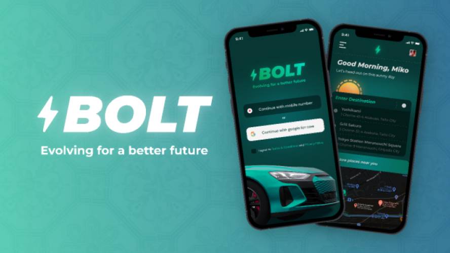 Bolt Evolving for a better future figma Mobile App