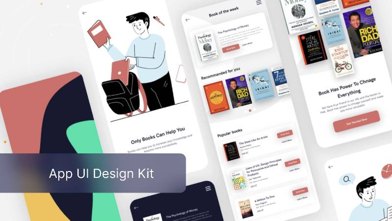 Book App UI KIT Figma Mobile Template