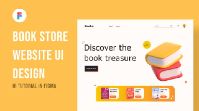 Book Store Website Landing Page Figma Website Template