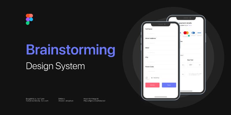 Brainstorming Design system Figma