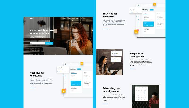 Brainstorming Figma Website Template