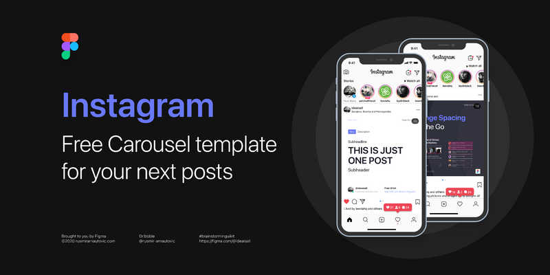 Brainstorming Instagram Carousels (Figma template)