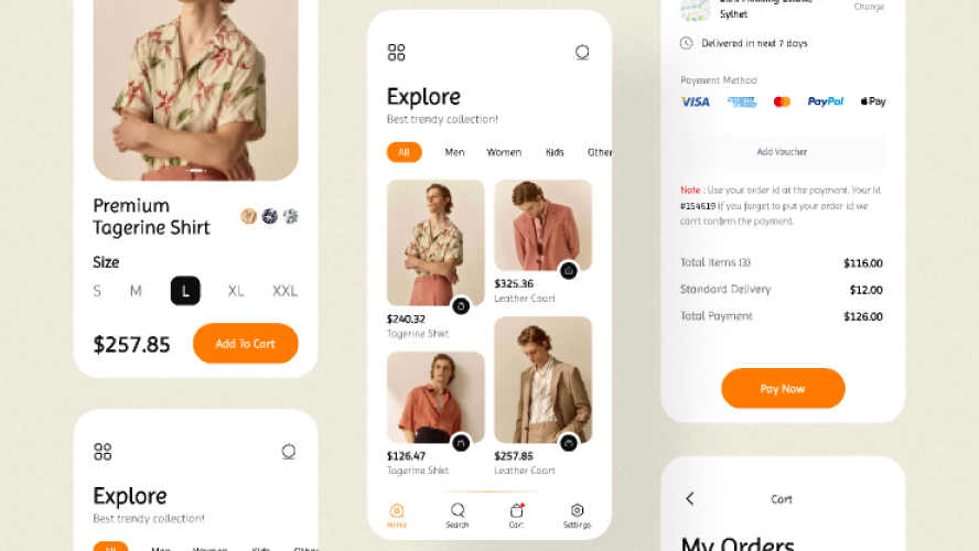 Brand Store Mobile App Design Figma Template