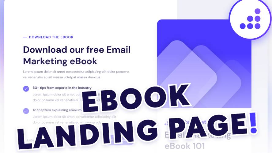 BRIX eBook Landing Page Figma Website Template