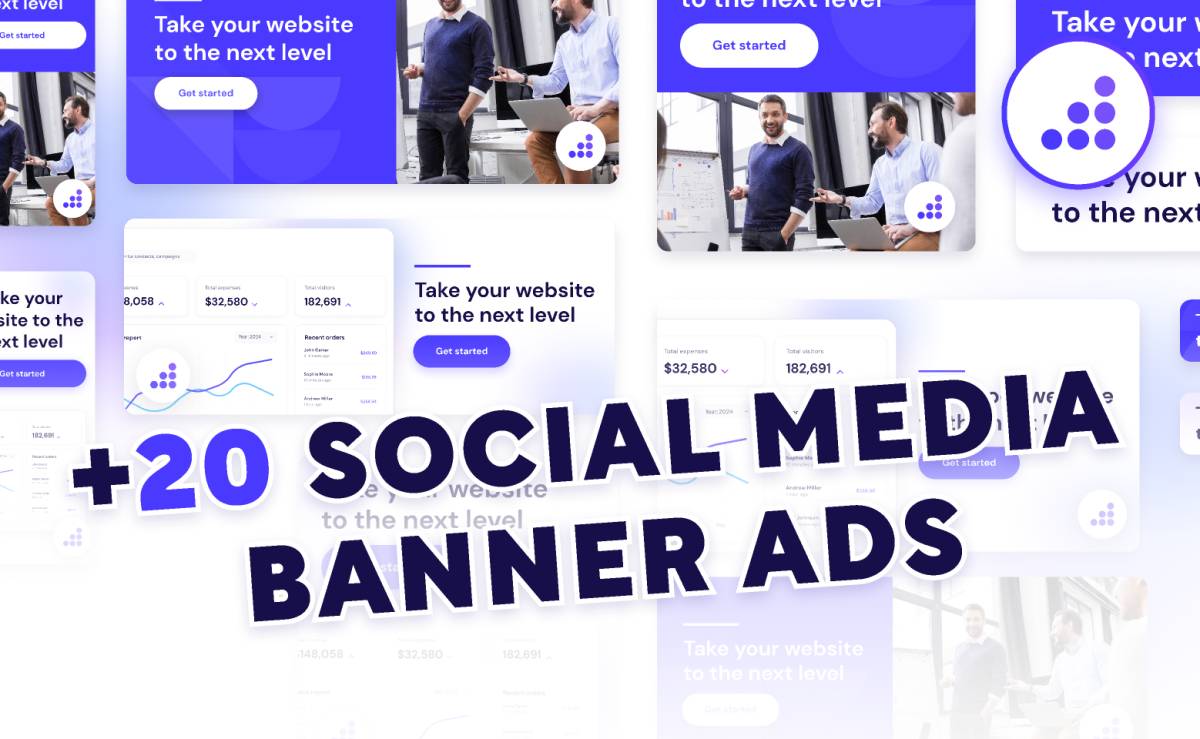 BRIX Social Media Banner Ads Figma Element