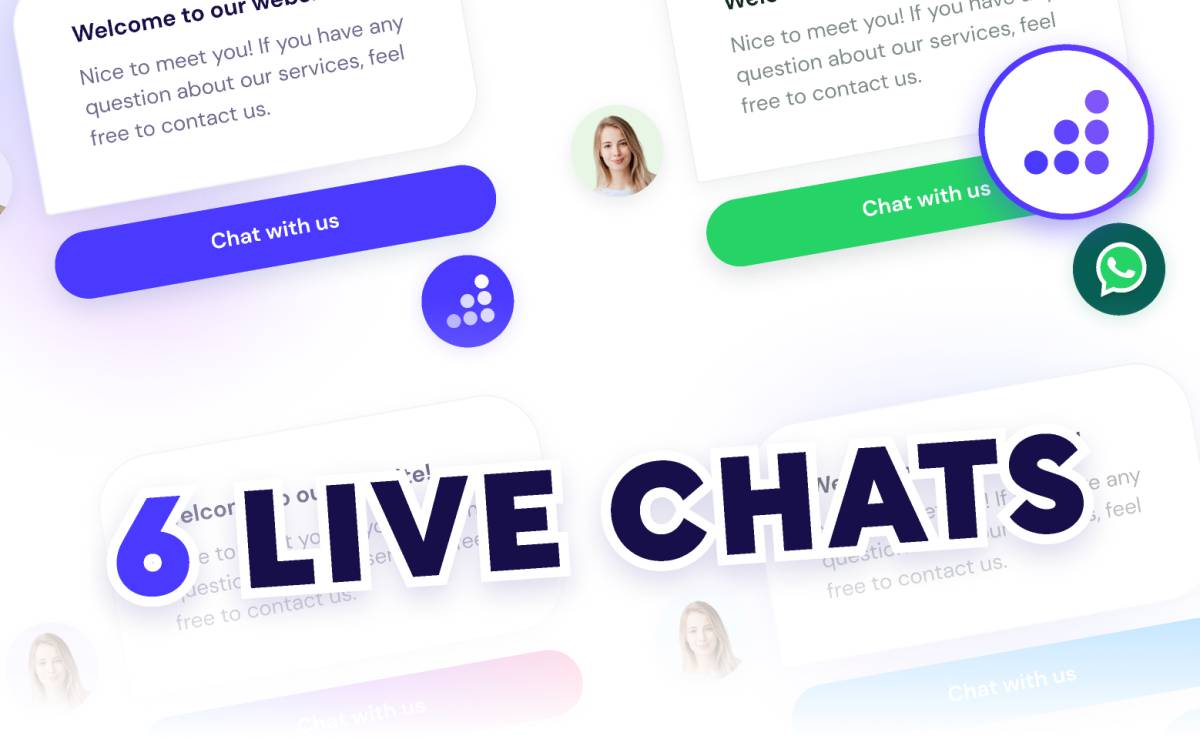 BRIX Website Live Chat Bubble Figma Element