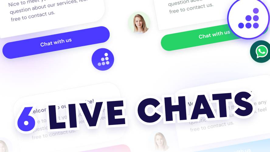 BRIX Website Live Chat Bubble Figma Element