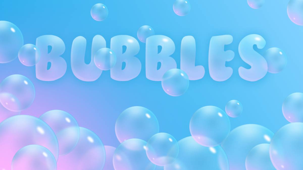 Bubbles Vector BG Figma Template