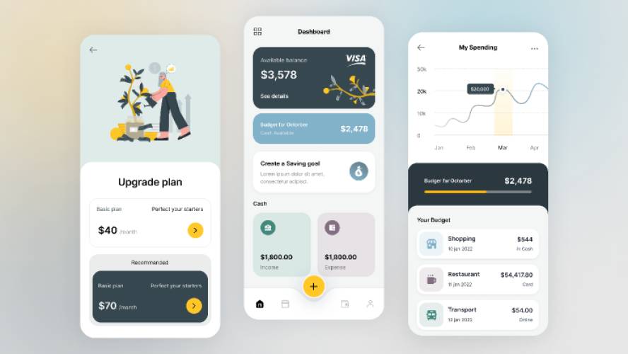 Budget planer app & Figma Finance App