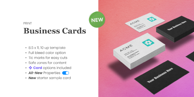 Business Card Template Figma Resource