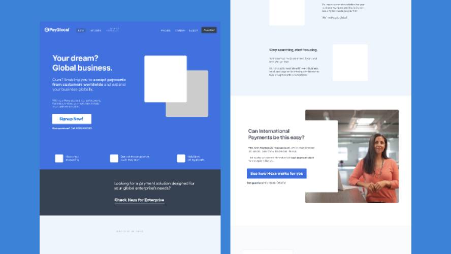 Business Home Page Figma Website Template