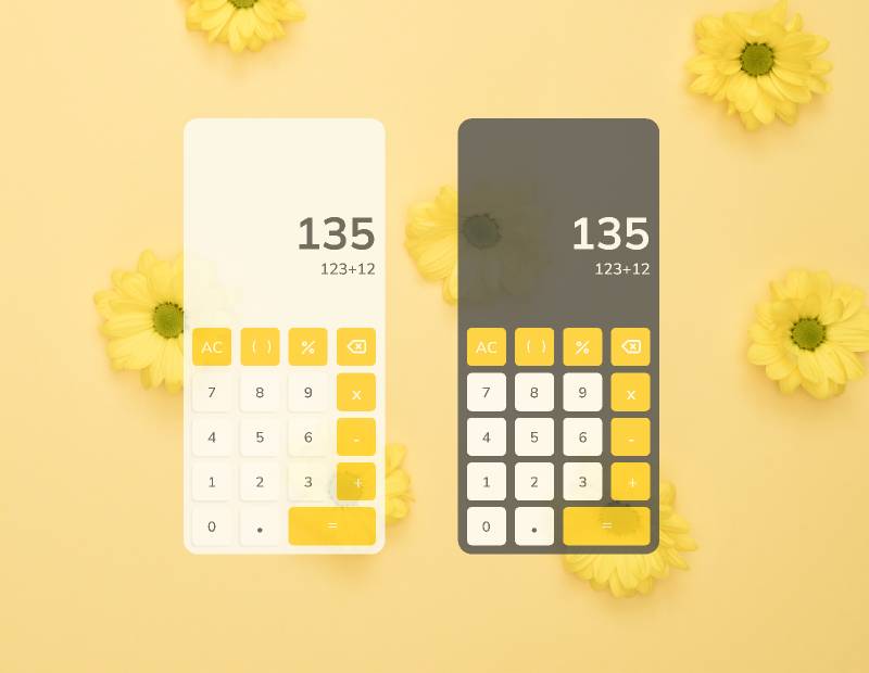 Calculator App Figma Template