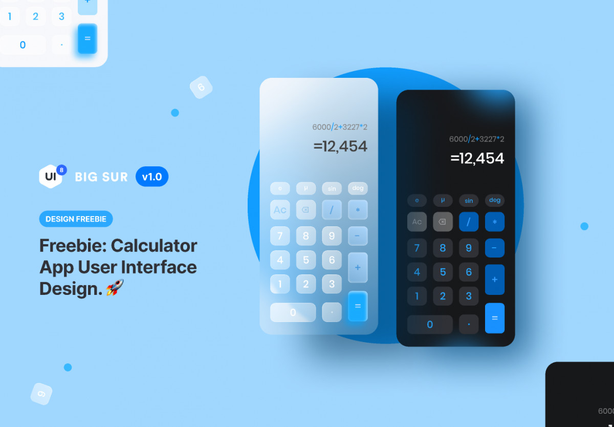 Calculator App Ui Design Free