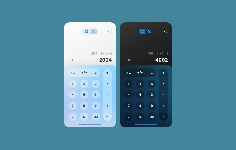 Calculator Figma Mobile Template