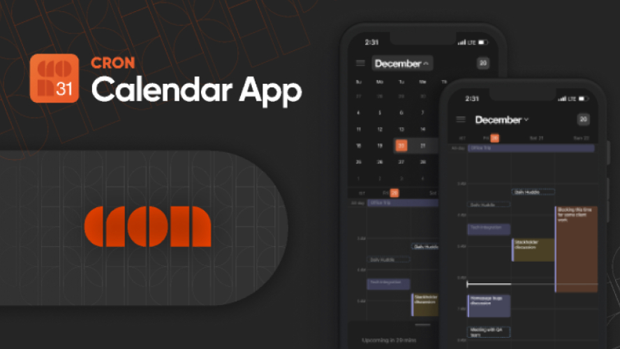 Calendar App - Cron Figma UI Kit