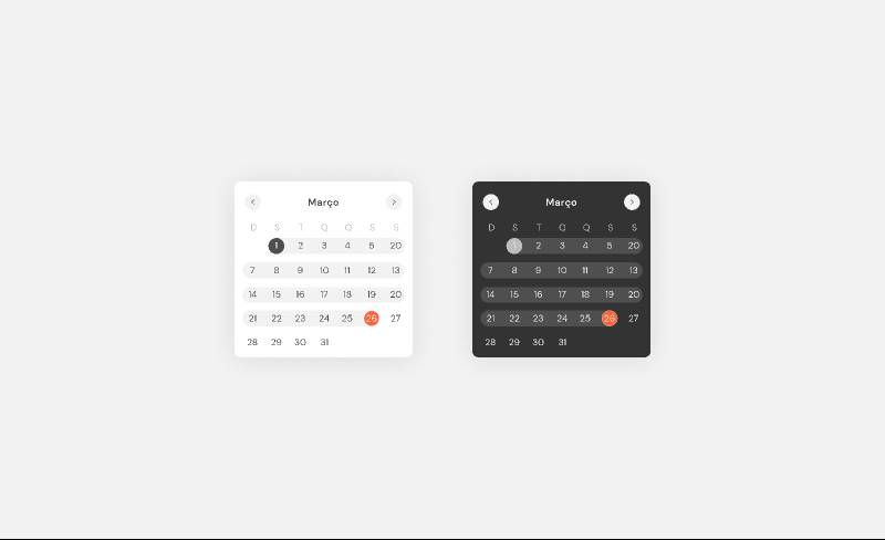 Calendar Figma Ui Kit