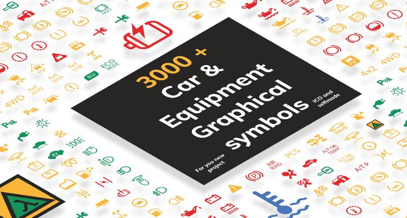 Car & Equipment Graphical symbols Figma Design