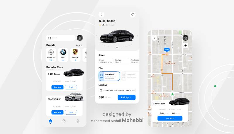 Car Rental Figma Mobile App